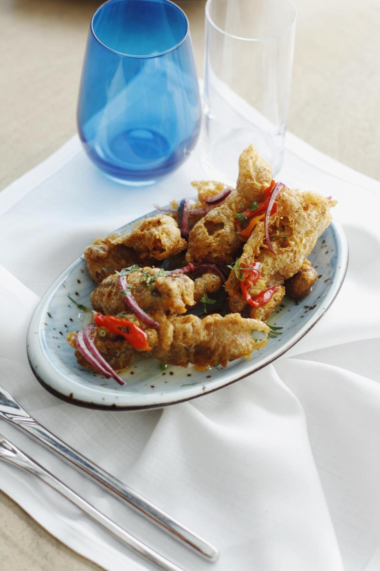 10 Karakoy Hotell Istanbul Eksteriør bilde A plate of haloumi chips